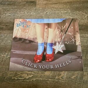 The Wizard Of Oz "Click Your Heel's" Tin Sign